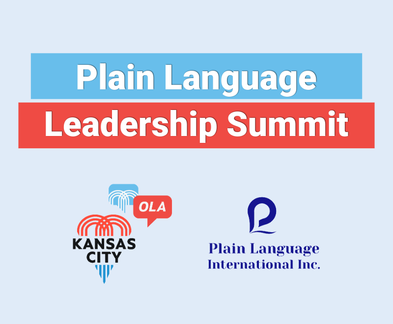Leading with Clarity: EDD at the Plain Language Leadership Summit