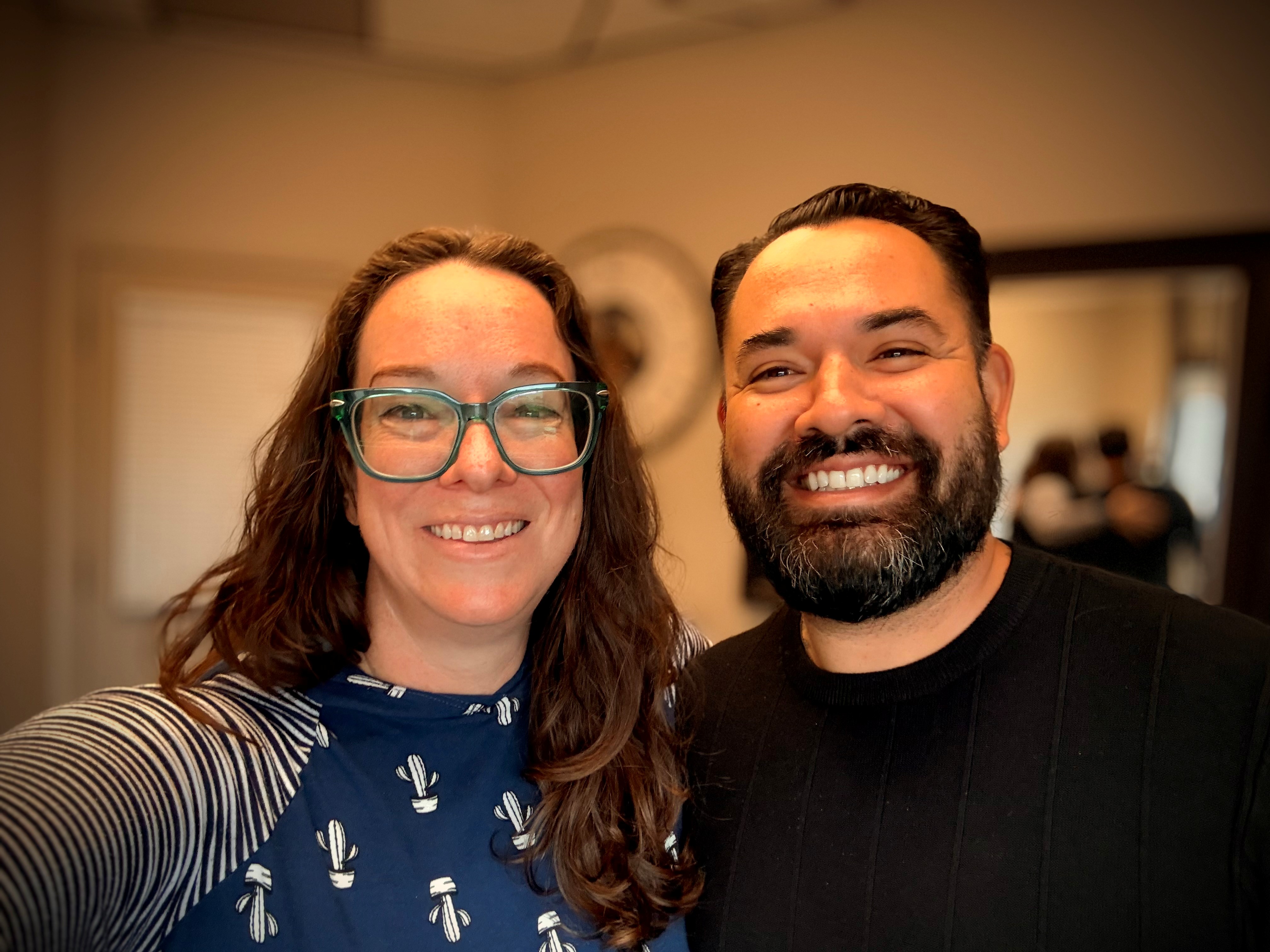 photo of Esbaid Rodriguez and Robyn Alexander